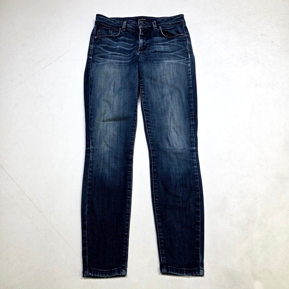 Bebe Skinny Jeans Womens 28 Blue Dark Wash Stretch Made in USA Denim Pants
